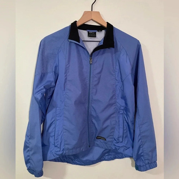 IllumiNite Jackets & Blazers - IllumiNite Reflective Cycling Running Jogging Windbreaker Jacket, Lt Blue Medium
